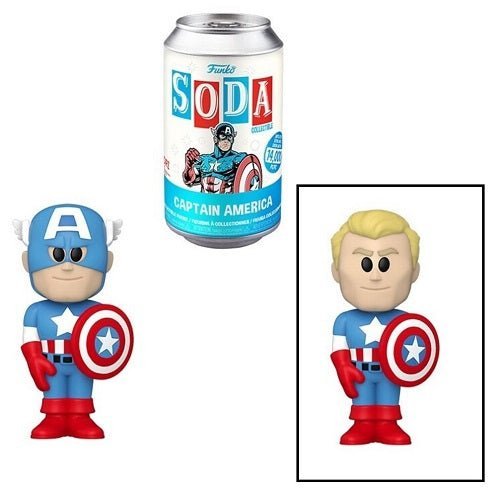 Funko Vinyl Soda Figure - Limited Edition - Marvel Captain America - by Funko | Buy at ToyShnip