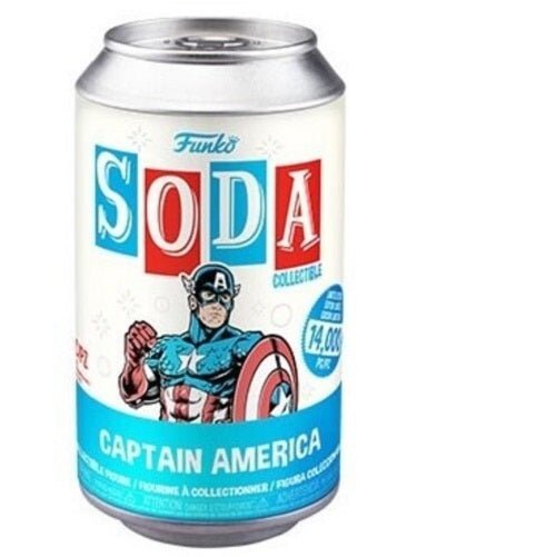 Funko Vinyl Soda Figure - Limited Edition - Marvel Captain America - by Funko | Buy at ToyShnip
