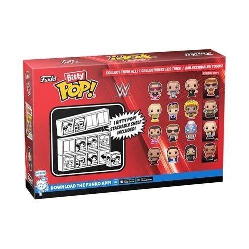 Funko WWE Bitty Pop! Mini - Figure 4 - Pack - Select Set(s) - by Funko