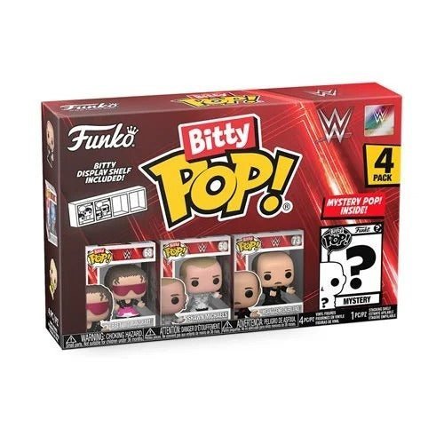 Funko WWE Bitty Pop! Mini - Figure 4 - Pack - Select Set(s) - by Funko