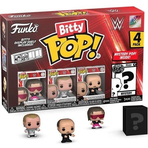 Funko WWE Bitty Pop! Mini - Figure 4 - Pack - Select Set(s) - by Funko