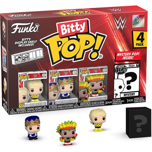 Funko WWE Bitty Pop! Mini - Figure 4 - Pack - Select Set(s) - by Funko