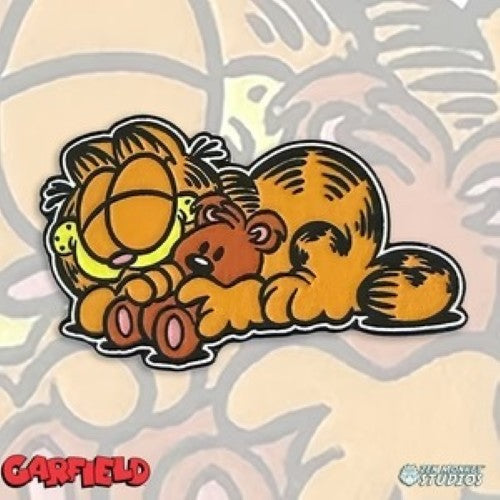 Zen Monkey Garfield Enamel Pin - Select Figure(s)