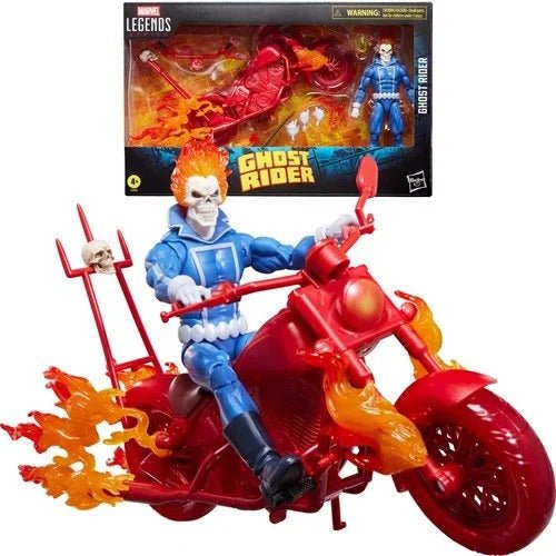 Ghost Rider Marvel Legends Series Johnny Blaze 6 - Inch Action Figure with Motorcycle - by Hasbro