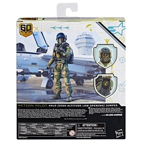 G.I. Joe Classified Series 60th Anniversary 6 - Inch Action Pilot HALO Jumper Action Figure - by Hasbro
