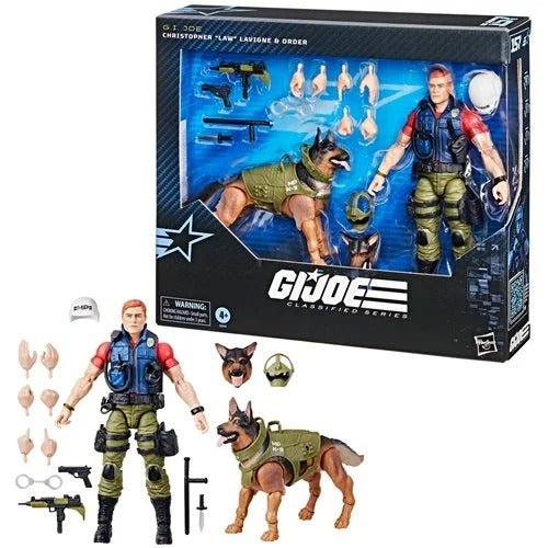 G.I. Joe Classified Series Christopher "Law" Lavigne & Order 6 - Inch Action Figure - by Hasbro