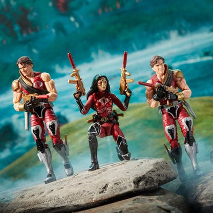 G.I. Joe Classified Series Crimson Strike Team Baroness, Tomax & Xamot 6 - Inch Action Figures - by Hasbro