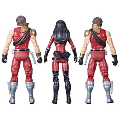 G.I. Joe Classified Series Crimson Strike Team Baroness, Tomax & Xamot 6 - Inch Action Figures - by Hasbro