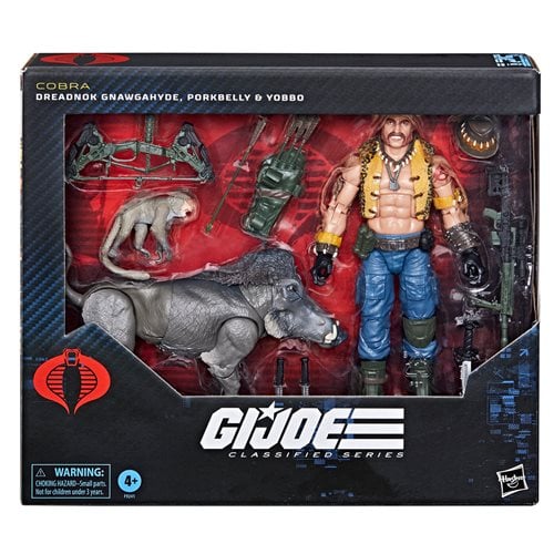 G.I. Joe Classified Series Dreadnok Gnawgahyde and pets Porkbelly & Yobbo 6-Inch Action Figure - by Hasbro | Buy at ToyShnip
