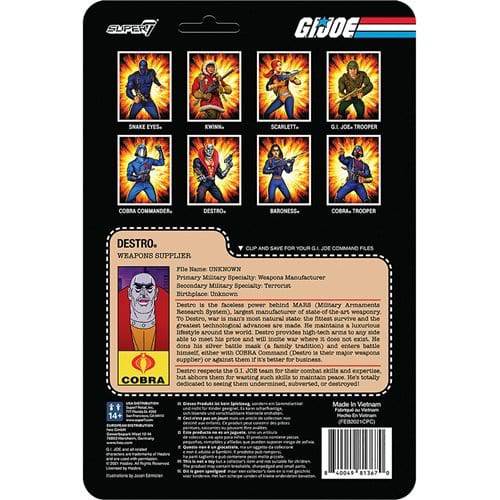 Super7 G.I. Joe 3 3/4-Inch ReAction Figure - by Super7 | Buy at ToyShnip