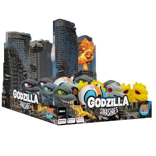 Godzilla Smashies 12Pc Stress Doll Display Case - PREVIEWS Exclusive - by Surreal Entertainment | Buy at ToyShnip