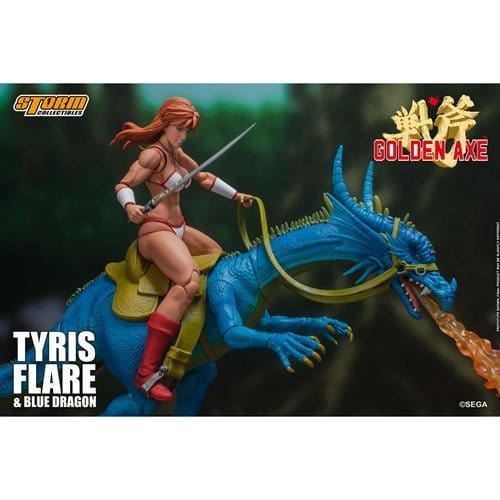Golden Axe Tyris Flare & Blue Dragon 1:12 Scale Action Figure - by Storm Collectibles | Buy at ToyShnip