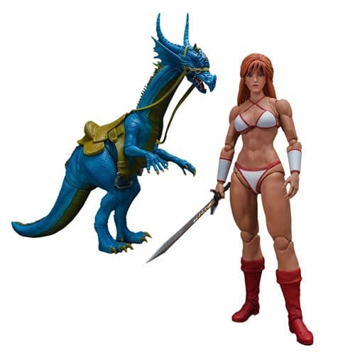 Golden Axe Tyris Flare & Blue Dragon 1:12 Scale Action Figure - by Storm Collectibles | Buy at ToyShnip