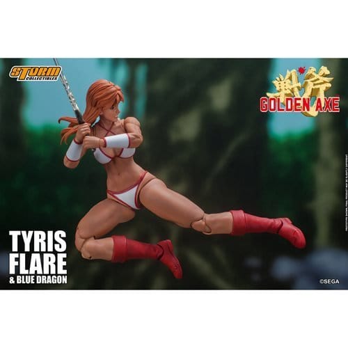 Golden Axe Tyris Flare & Blue Dragon 1:12 Scale Action Figure - by Storm Collectibles | Buy at ToyShnip