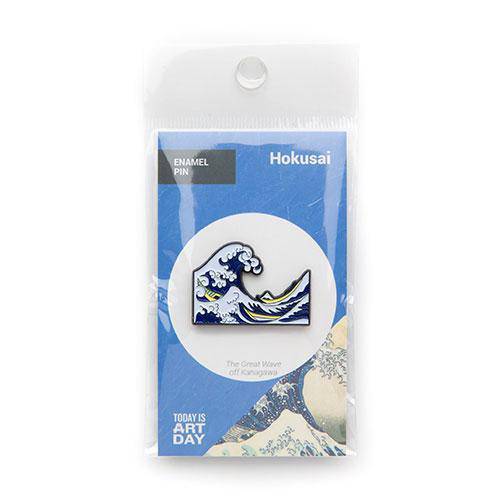 Great Wave off Kanagawa Enamel Pin - Today is Art Day - ToyShnip