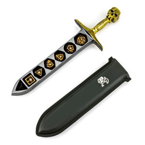 Grim Dagger Dice Case with sheath cover - Choose a color (Dice not included) - by Hymgho | Buy at ToyShnip