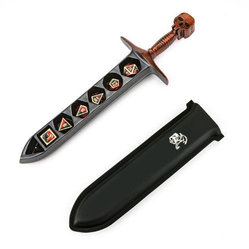 Grim Dagger Dice Case with sheath cover - Choose a color (Dice not included) - by Hymgho | Buy at ToyShnip