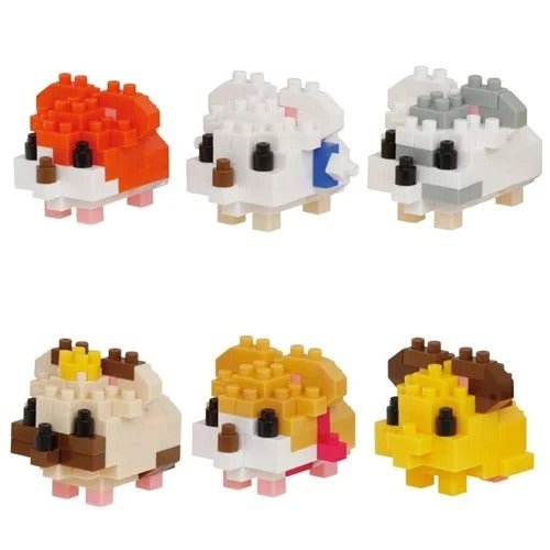 Hamtaro Nanoblock Mininano Blind - Bag (1 Bag with 1 Figure) - by Nanoblock