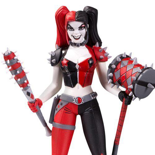 Harley Quinn Red White and Black Statue by Amanda Conner Statue - by DC Direct | Buy at ToyShnip