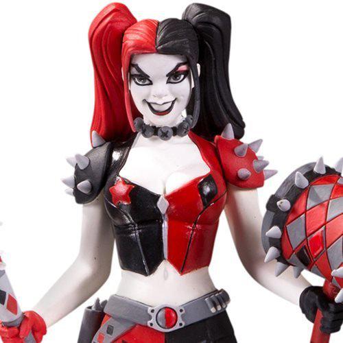 Harley Quinn Red White and Black Statue by Amanda Conner Statue - by DC Direct | Buy at ToyShnip