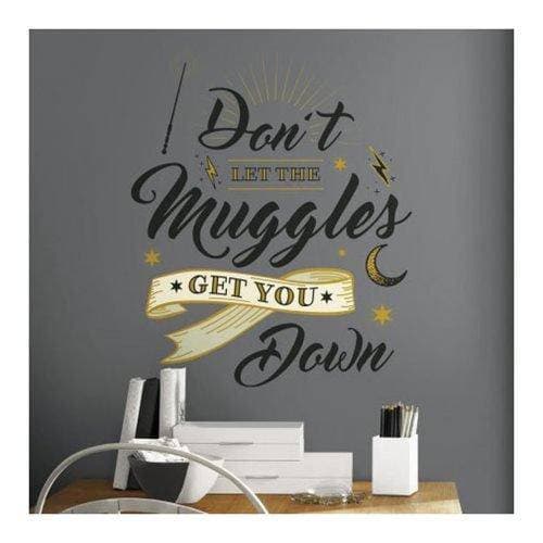 Harry Potter Muggles Quote Peel and Stick Giant Wall Decals - by Roommates | Buy at ToyShnip