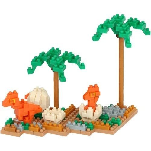 Hatching Tyrannosaurus Rex Dinosaur Nanoblock Constructible Figure - by Nanoblock