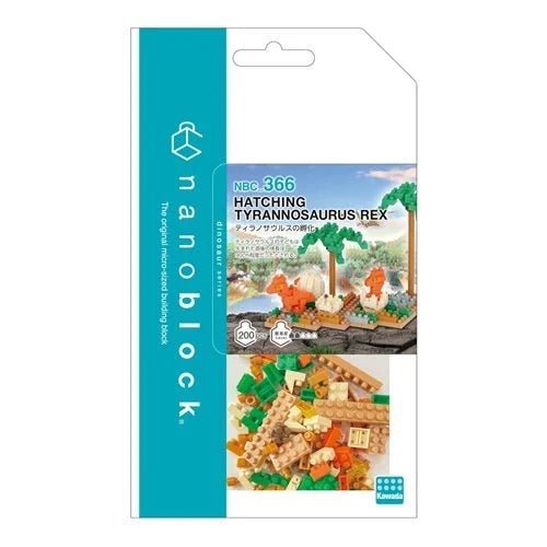 Hatching Tyrannosaurus Rex Dinosaur Nanoblock Constructible Figure - by Nanoblock