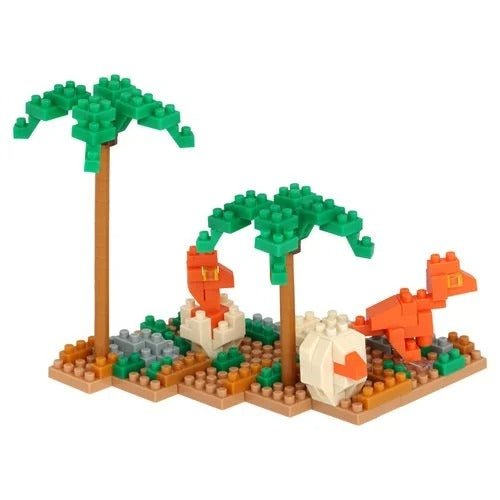 Hatching Tyrannosaurus Rex Dinosaur Nanoblock Constructible Figure - by Nanoblock
