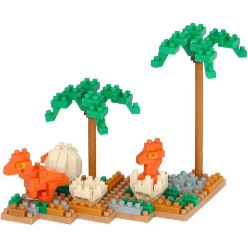 Hatching Tyrannosaurus Rex Dinosaur Nanoblock Constructible Figure - by Nanoblock | Buy at ToyShnip