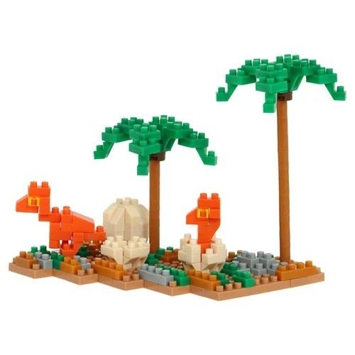 Hatching Tyrannosaurus Rex Dinosaur Nanoblock Constructible Figure - by Nanoblock
