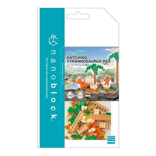 Hatching Tyrannosaurus Rex Dinosaur Nanoblock Constructible Figure - by Nanoblock | Buy at ToyShnip