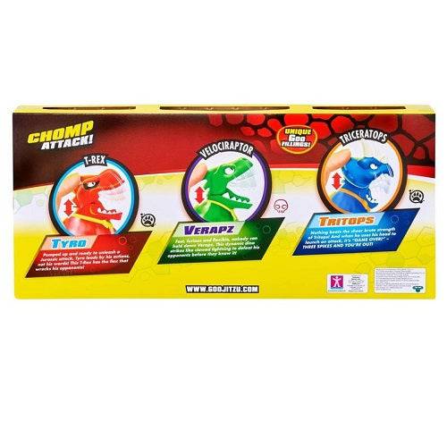 Heroes of Goo Jit Zu Dino Power Chomp Attack Mega 3 Pack Action Figure - by Moose Toys | Buy at ToyShnip