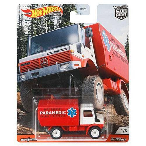 Hot Wheels Car Culture All Terrain - 1/5 '88 Mercedes Unimog U1300 - by Mattel | Buy at ToyShnip
