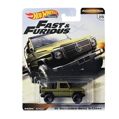 Hot Wheels Fast and Furious Off Road 2/5 - '91 Mercedes-Benz G-Class - by Mattel | Buy at ToyShnip