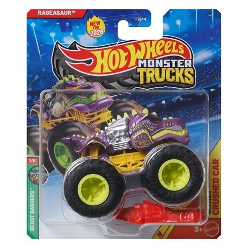 Hot Wheels Monster Trucks 1:64 Scale Vehicle 2026 - Select Vehicle(s) (5393) - by Mattel