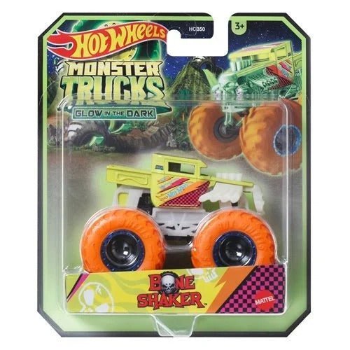 Hot Wheels Monster Trucks Glow - in - the - Dark 1:64 Scale Vehicle 2024 - Select Vehicle(s) (6281) - by Mattel