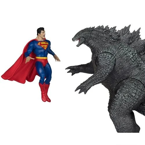 DC Multiverse Superman vs. Godzilla Megafig Justice League vs. Godzilla vs. Kong Action Figure 2-Pack