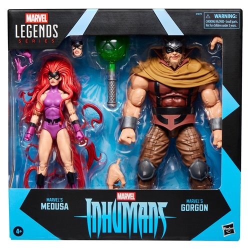 Inhumans Marvel Legends Medusa & Marvel’s Gorgon 6-Inch Action Figures 2-Pack