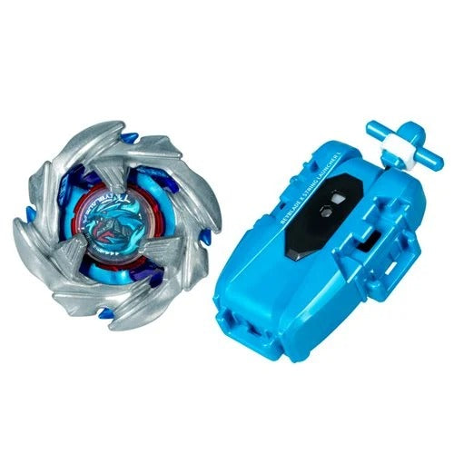 Beyblade X Cobalt Dragoon 2-60C Deluxe Left-Spin String Launcher Set
