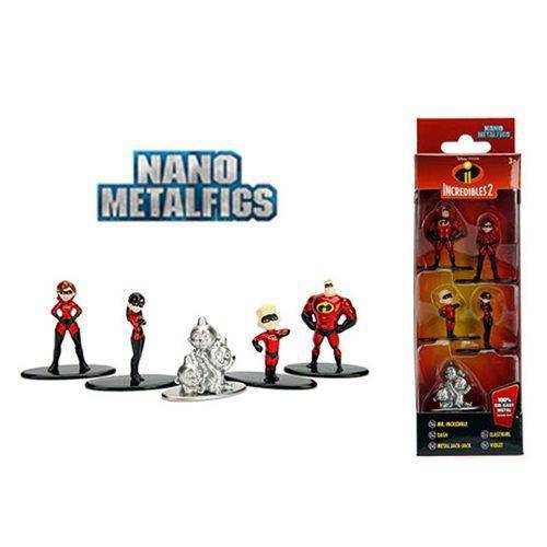 Incredibles 2 Nano Metalfigs Die-Cast Metal Mini-Figure 5-Pack - by Jada Toys | Buy at ToyShnip