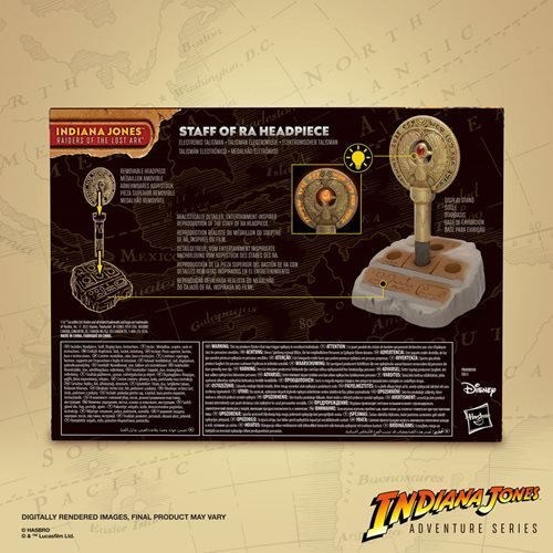 Indiana Jones Adventure Series Raiders of the Lost Ark Staff of Ra Headpiece Replica - by Hasbro | Buy at ToyShnip