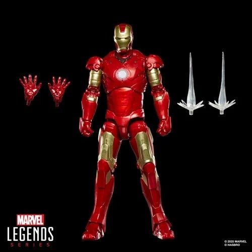 Iron Man Marvel Legends A - List Iron Man Mark III 6 - Inch Action Figure - by Hasbro