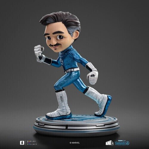 Iron Studios Fantastic Four Metallic First Steps 4 Pack MiniCo. Vinyl Figure (AE Exclusive) - by Iron Studios