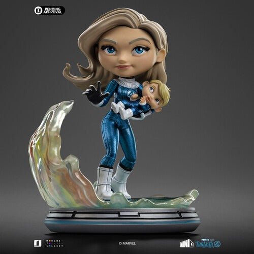 Iron Studios Fantastic Four Metallic First Steps 4 Pack MiniCo. Vinyl Figure (AE Exclusive) - by Iron Studios