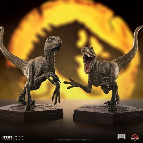Iron Studios Jurassic Park Icons Statue - Select Figure(s) - by Iron Studios
