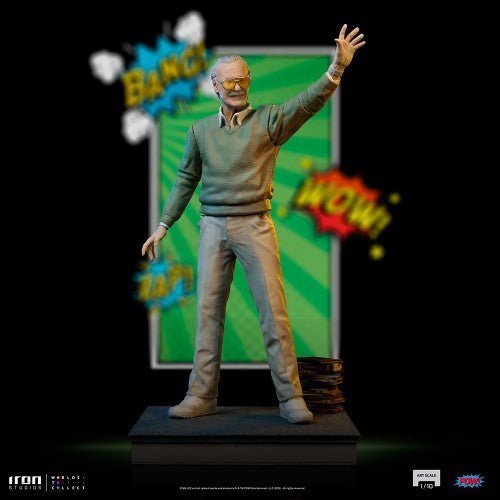 Iron Studios Pow Stan Lee Legendary Years Art Scale 1/10 Statue - by Iron Studios