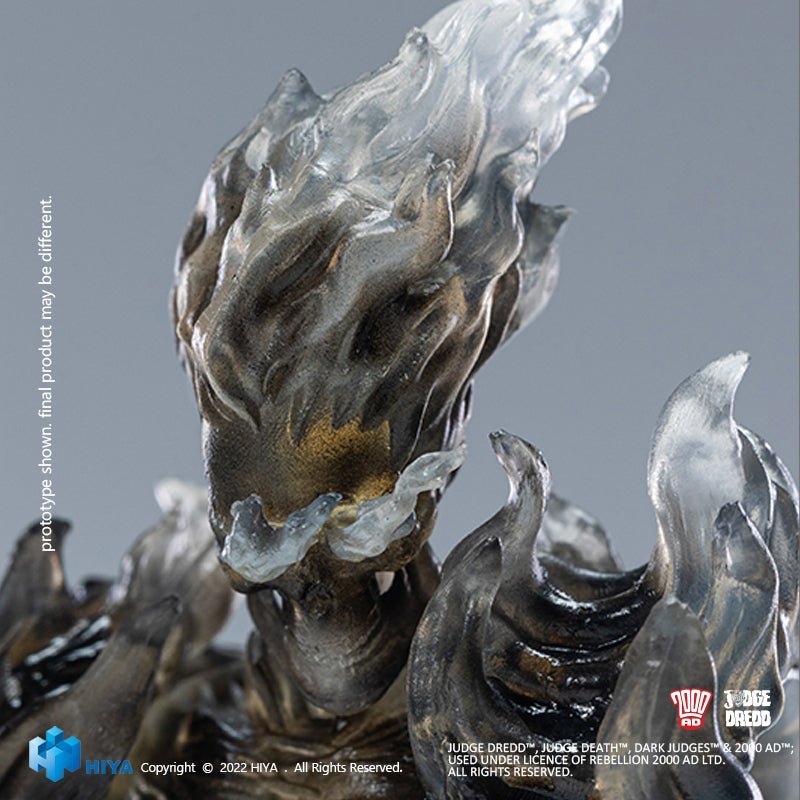 Judge Dredd Fire Black & White PX 1/18 Mini Action Figure - by Hiya Toys | Buy at ToyShnip