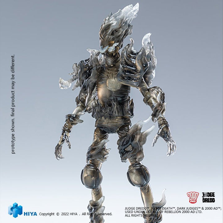 Judge Dredd Fire Black & White PX 1/18 Mini Action Figure - by Hiya Toys | Buy at ToyShnip