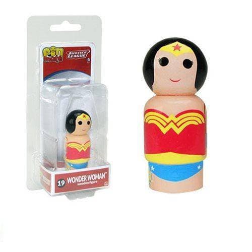Justice League Wonder Woman Pin Mate Wooden Figure - by Bif Bang Pow! | Buy at ToyShnip