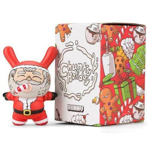 Kidrobot Chunky Santa by Alex Solis Holiday 3" Dunny Vinyl Figure - by Kidrobot | Buy at ToyShnip